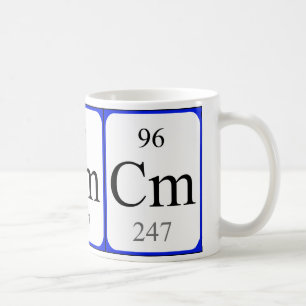 Element 96 witte mok - Curium