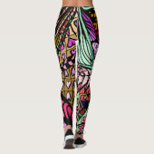 Element 9b Doodle Fine Art Leggings pink (Achterkant)