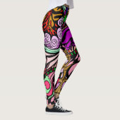 Element 9b Doodle Fine Art Leggings roze (Rechts)