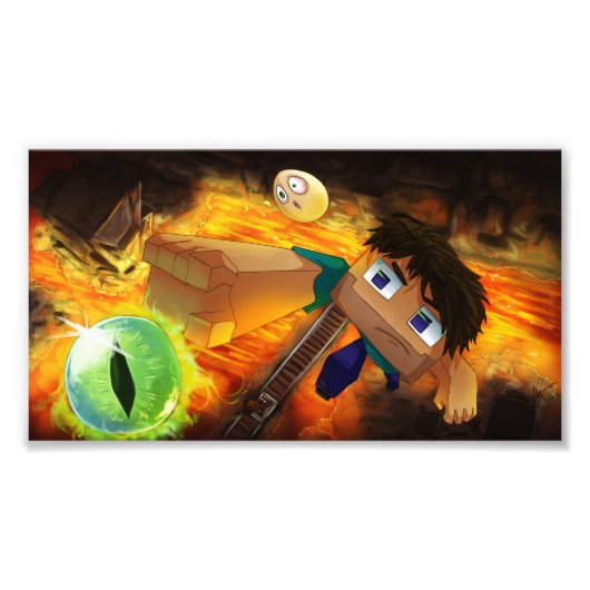 Element Animation Fanart - Small print Foto Afdruk (Voorkant)