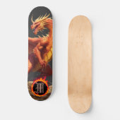 *~* Element AP88 Elementaire Dragon Fierce Flame Persoonlijk Skateboard (Voorkant)