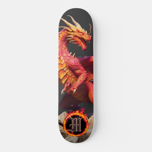 *~* Element AP88 Elemental Dragon Fierce Fire Persoonlijk Skateboard (Voorkant)