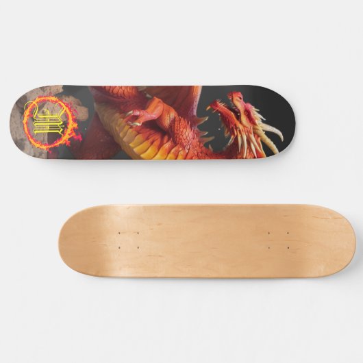 *~* Element AP88 Elemental Dragon Fire Fierce Persoonlijk Skateboard (Horizontaal)