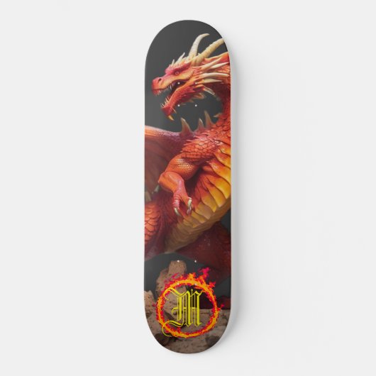 *~* Element AP88 Elemental Dragon Fire Fierce Persoonlijk Skateboard (Voorkant)
