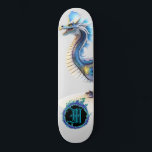 *~* Element AP88 Elemental Metallic Dragon Persoonlijk Skateboard<br><div class="desc">(Zoek code AP88 om vergelijkbare items te vinden ) Gemakkelijk overzetten naar andere Zazzle producten. Elemental Element DRAGON met RING of FIRE / FLAMES / FLAME en INITIAAL MONOGRAM voor jouw naam - Bewaar of bewerk of verwijder de tekst. Dit Fierce Populaire trending skateboard Chinese stijl custom pro Element Dragon...</div>