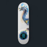 *~* Element AP88 Elemental Metallic Dragon Persoonlijk Skateboard<br><div class="desc">(Zoek code AP88 om vergelijkbare items te vinden ) Gemakkelijk overzetten naar andere Zazzle producten. Elemental Element DRAGON met RING of FIRE / FLAMES / FLAME en INITIAAL MONOGRAM voor jouw naam - Bewaar of bewerk of verwijder de tekst. Dit Fierce Populaire trending skateboard Chinese stijl custom pro Element Dragon...</div>