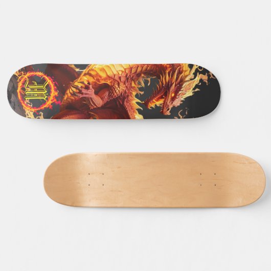 *~* Element AP88 Fire Elemental Dragon Fierce Persoonlijk Skateboard (Horizontaal)