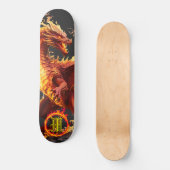 *~* Element AP88 Fire Elemental Dragon Fierce Persoonlijk Skateboard (Voorkant)