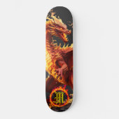 *~* Element AP88 Fire Elemental Dragon Fierce Persoonlijk Skateboard (Voorkant)