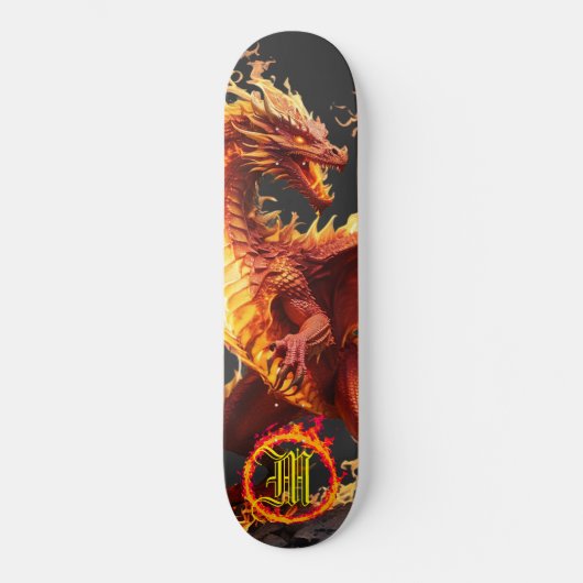 *~* Element AP88 Fire Elemental Dragon Fierce Persoonlijk Skateboard (Voorkant)
