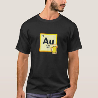 Element au Gold Bier Design St Patricks Chemistry T-shirt
