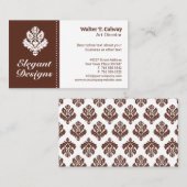  element | bruin visitekaartje (Voorkant / Achterkant)