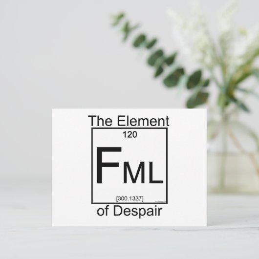 Element FML Briefkaart (Staand voorkant)