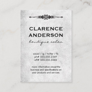  element Grijze textuur Visitekaartje