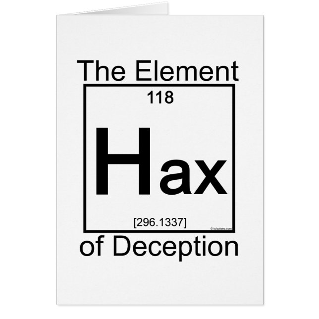 Element HAX (Voorkant)