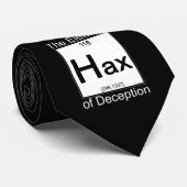 Element HAX Black Stropdas (Opgerold)