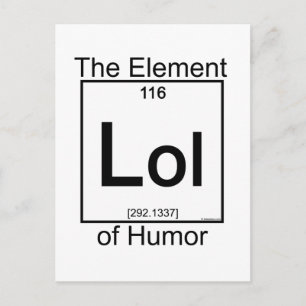 Element LOL Briefkaart