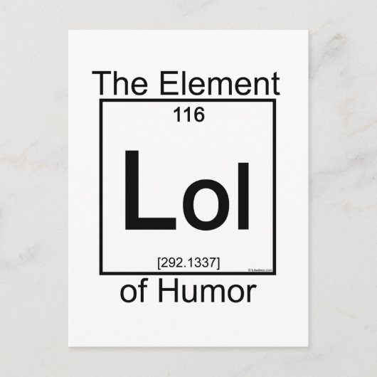 Element LOL Briefkaart (Voorkant)