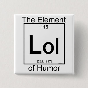 Element LOL Vierkante Button 5,1 Cm