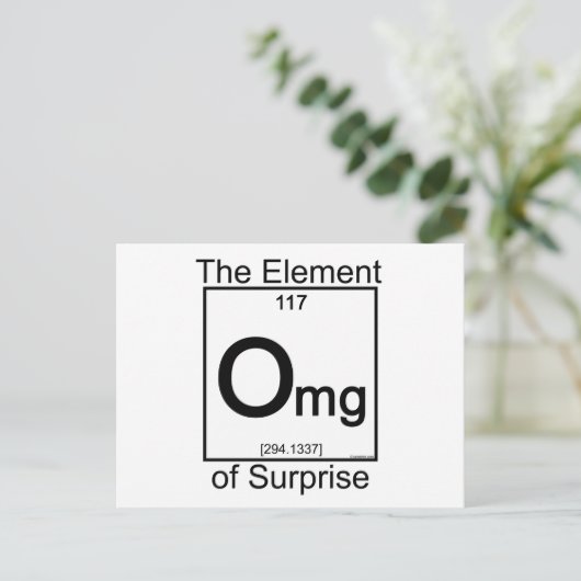 Element OMG Briefkaart (Staand voorkant)