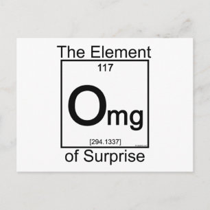 Element OMG Briefkaart