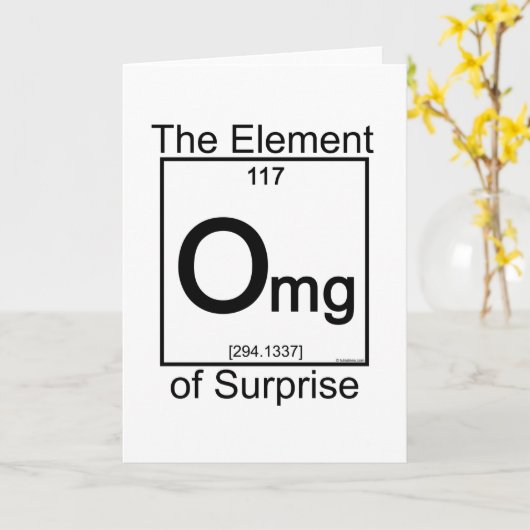 Element OMG Kaart (Gele Bloem)