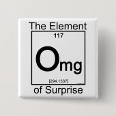 Element OMG Vierkante Button 5,1 Cm (Voorkant)