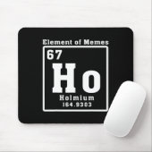 Element Van Memes Ho Holmium 67 Grappige Wetenscha Muismat (Met muis)