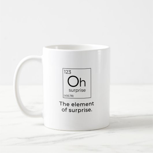 Element van Surprise Funny Science Koffiemok (Links)