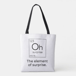 Element van Surprise Funny Science Tote Bag