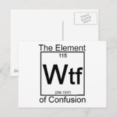 Element WTF Briefkaart (Voorkant / Achterkant)