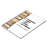 Elementair Afstuderen Ms. President T-Shirt Notitieboek (Linkerzijde)