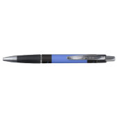Elementair Blau Potlood Wrap Monogram Naam Pen (Achterkant)