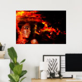 Elementair | Brandbestrijding Poster (Thuiskantoor)