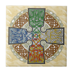 Elementair Celtic Cross Medallion Tegeltje