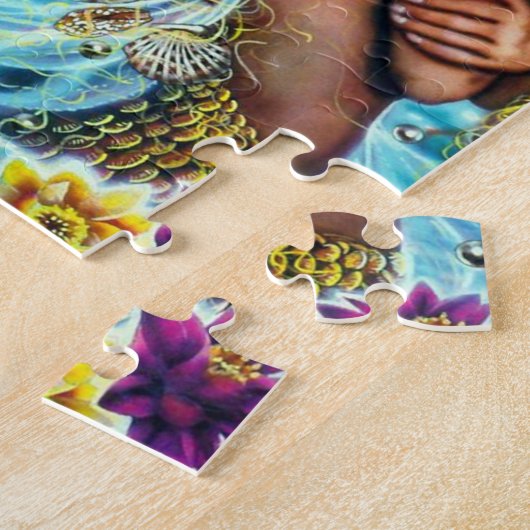 Elementair Collectie - Water - Zeemeermin Legpuzzel (Zijkant)