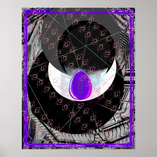 Elementair ether binnen water meditatie hulp Tattv Poster (Voorkant)