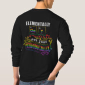Elementair gedoe niet alleen periodiek t-shirt (Achterkant)
