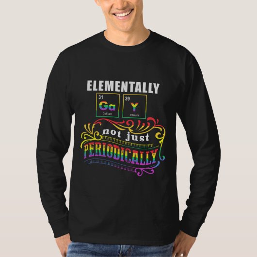 Elementair gedoe niet alleen periodiek t-shirt (Voorkant)