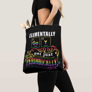Elementair gedoe niet alleen periodiek tote bag