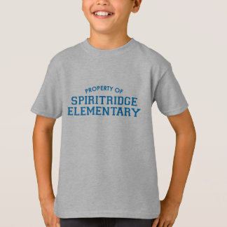 Elementair Kinder T-shirt van de Spiritridge (grij