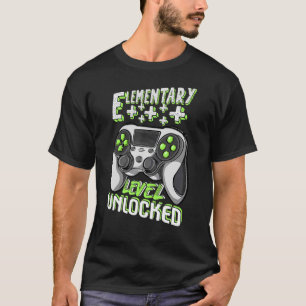 Elementair niet-vergrendeld spel op elementaire ru t-shirt