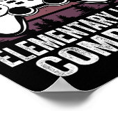 Elementair niveau complete gamer Cl van 2025 afges Poster (Hoek)