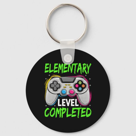 Elementair niveau complete gamer Cl van 2025 afges Sleutelhanger (Voorkant)