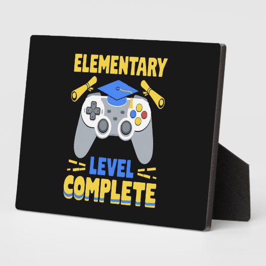 Elementair niveau Complete Gaming Gamer Afstuderen Fotoplaat (Zijkant)