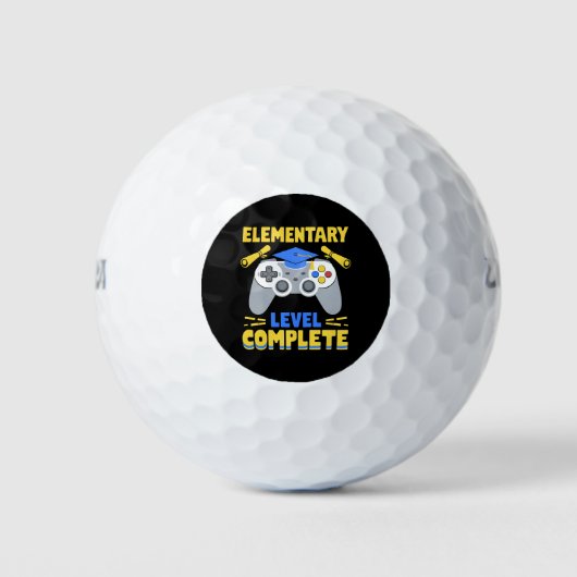 Elementair niveau Complete Gaming Gamer Afstuderen Golfballen (Voorkant)