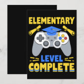 Elementair niveau Complete Gaming Gamer Afstuderen Kaart (Voorkant / Achterkant)