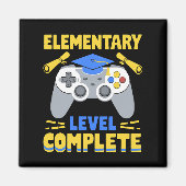 Elementair niveau Complete Gaming Gamer Afstuderen Magneet (Voorkant)