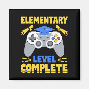 Elementair niveau Complete Gaming Gamer Afstuderen Magneet