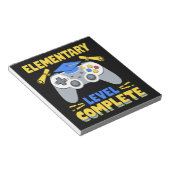 Elementair niveau Complete Gaming Gamer Afstuderen Notitieblok (Schuin)